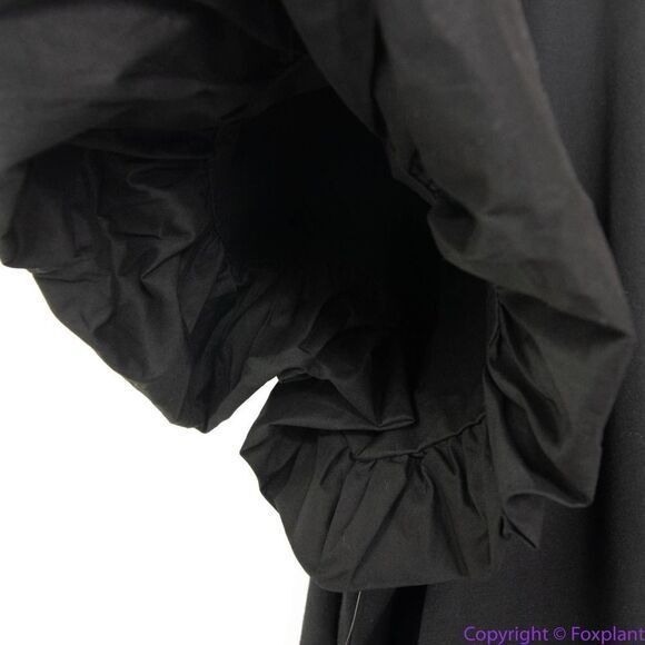 NEW Eloquii black T Neck‎ Easy Dress With Flounce, 26 - Picture 11 of 12